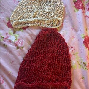 Snoods from 2010-2011 red and ivory